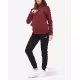 PUMA Bronze Full-Zip Tracksuit Burgundy/Black