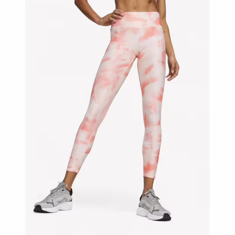 PUMA Run Favorite All Over Printed Leggings Pink