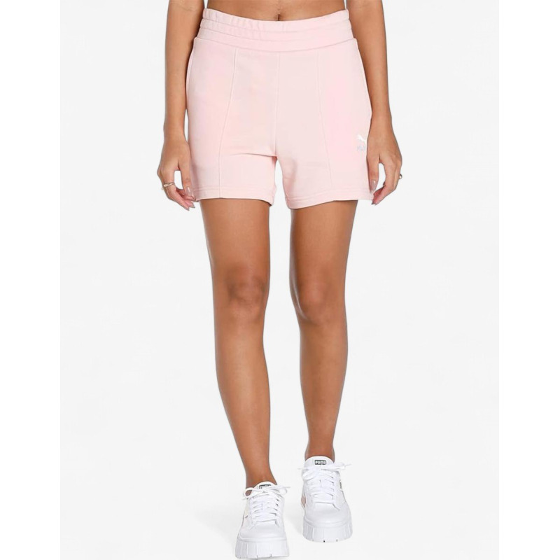PUMA Classics Pintuck Shorts Pink