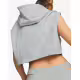 PUMA Dare To Hooded Cropped Top Grey