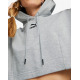 PUMA Dare To Hooded Cropped Top Grey