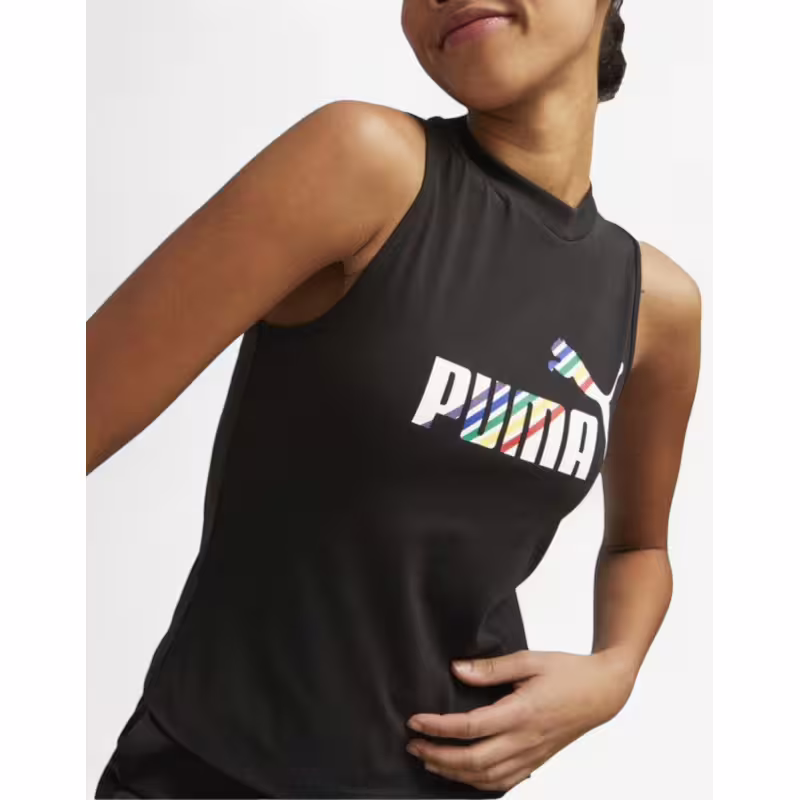 PUMA Essentials+ Love Is Love Tank Top Black