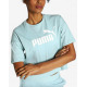 PUMA Essentials Cropped Logo Tee Blue