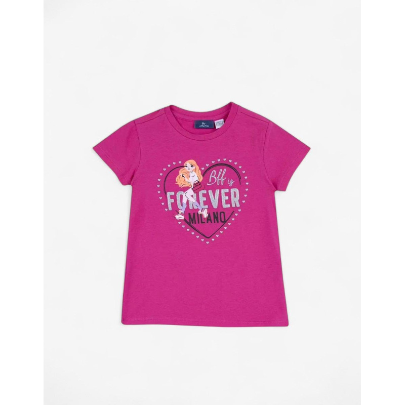 CHICCO Girls Milano Tee Dark Pink