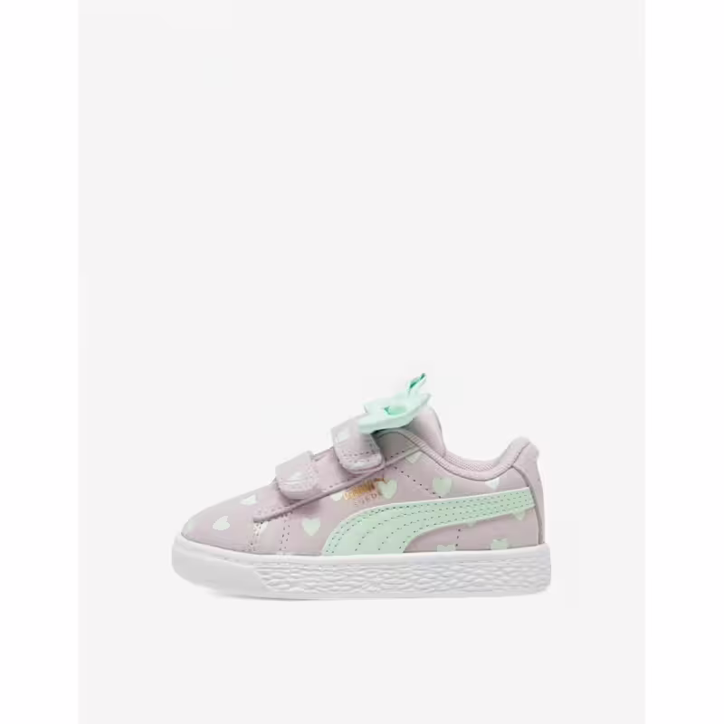 PUMA Suede Classic Re-Bow Shoes Purple/Green