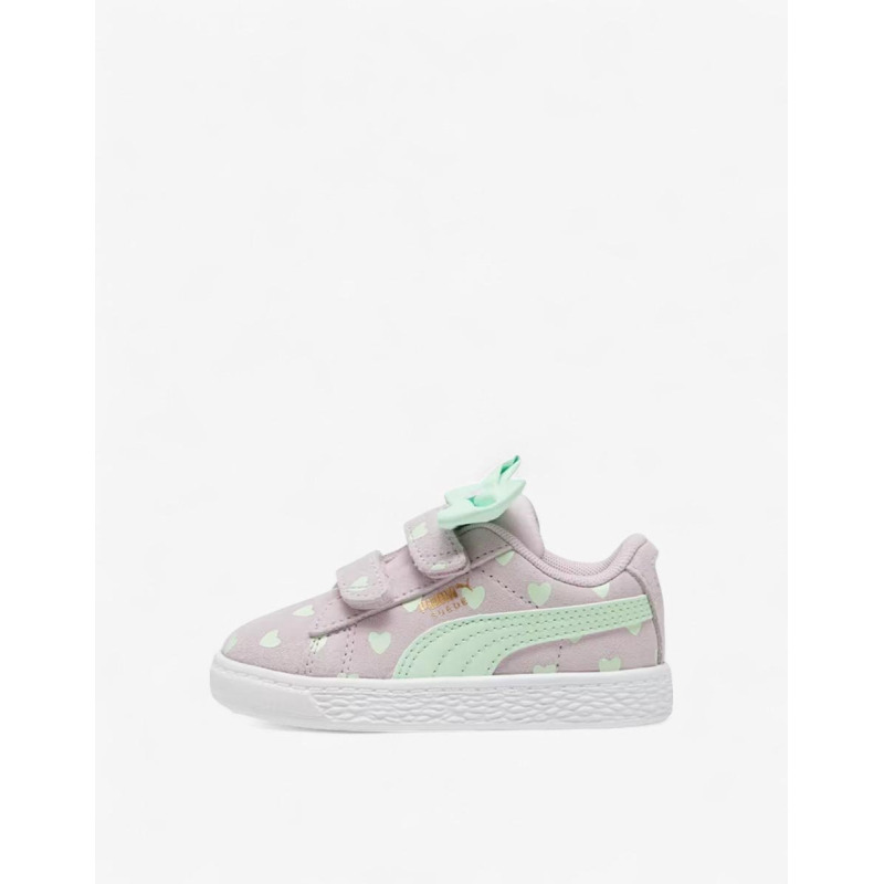 PUMA Suede Classic Re-Bow Shoes Purple/Green