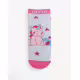 CHICCO 1-Pair Girls Unicorn Socks Grey/Pink