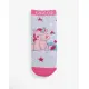CHICCO 1-Pair Girls Unicorn Socks Grey/Pink