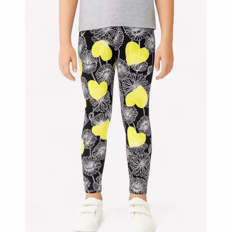 CHICCO Girls Leggings Black/Yellow