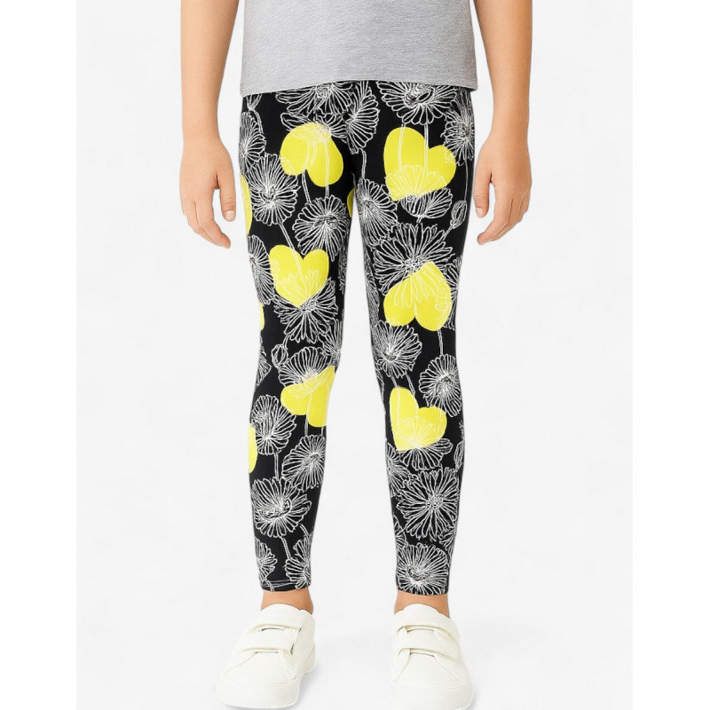 CHICCO Girls Leggings Black/Yellow