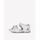 CHICCO Girls Sandals White/Silver
