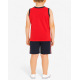 CHICCO Boys Shorts And Tank Top Set Medium Red