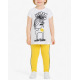 CHICCO Girls Pants And Tee Set White/Yellow