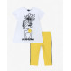 CHICCO Girls Pants And Tee Set White/Yellow