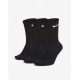 NIKE 3-Pack Value Cushioned Crew Socks Black