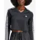 ADIDAS Originals Long Sleeve Cropped Top Black