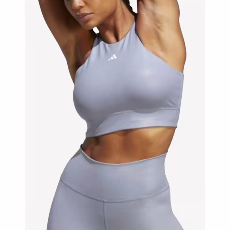 ADIDAS Workout Medium-Support Bra Silver Violet