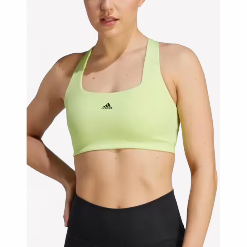 ADIDAS Powerimpact Training Medium-Support Bra Green