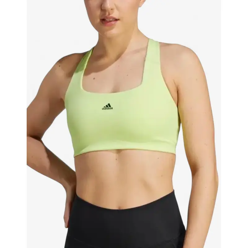 ADIDAS Powerimpact Training Medium-Support Bra Green