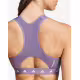 ADIDAS Powerimpact Medium-Support Techfit High-Neck Zip Bra Purple