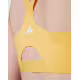 ADIDAS Tailored Impact Luxe High-Support Zip Bra Yellow