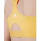 ADIDAS Tailored Impact Luxe High-Support Zip Bra Yellow