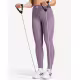 ADIDAS Techfit Stash Pocket Full-Length Leggings Purple
