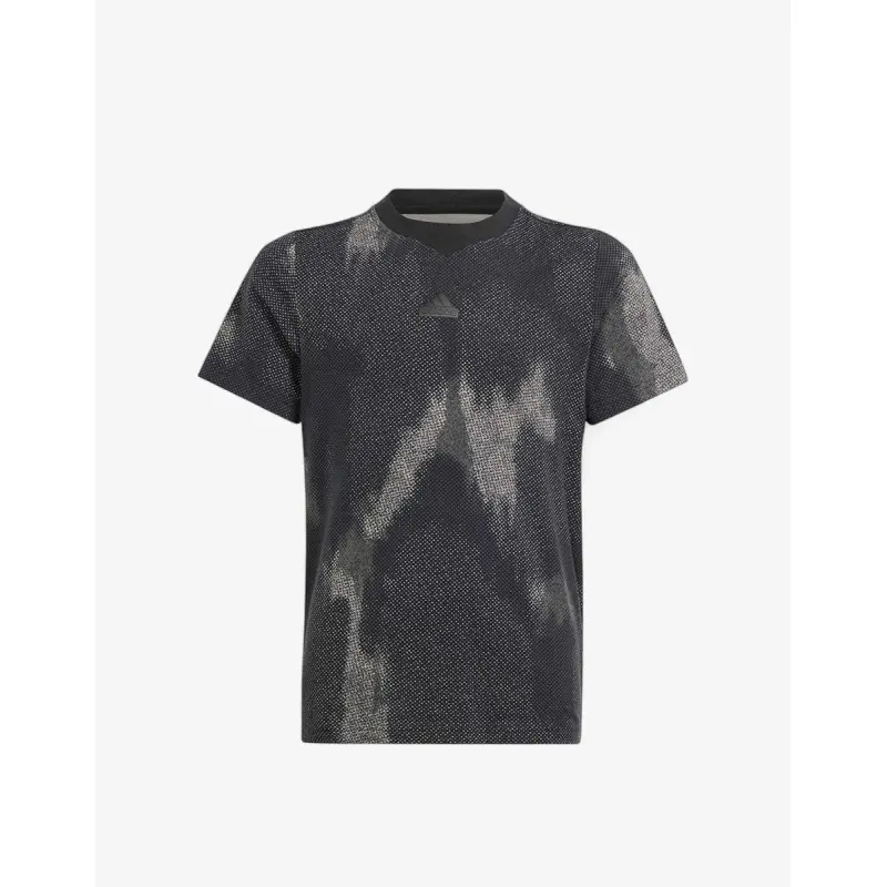 ADIDAS Spotswear Future Icons All Over Print Tee Black