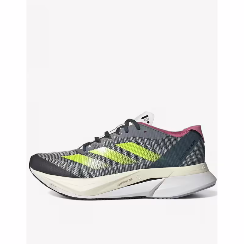 ADIDAS Adizero Boston 12 Running Shoes Turquoise/Grey