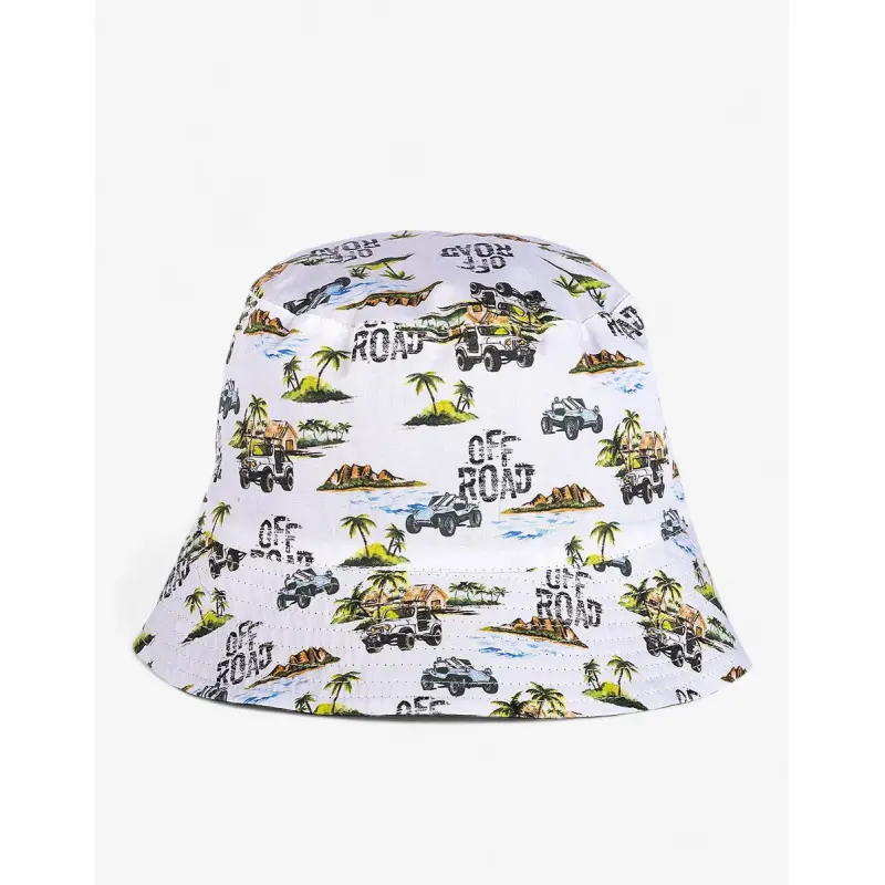 CHICCO Boys Bucket Hat White/Multi