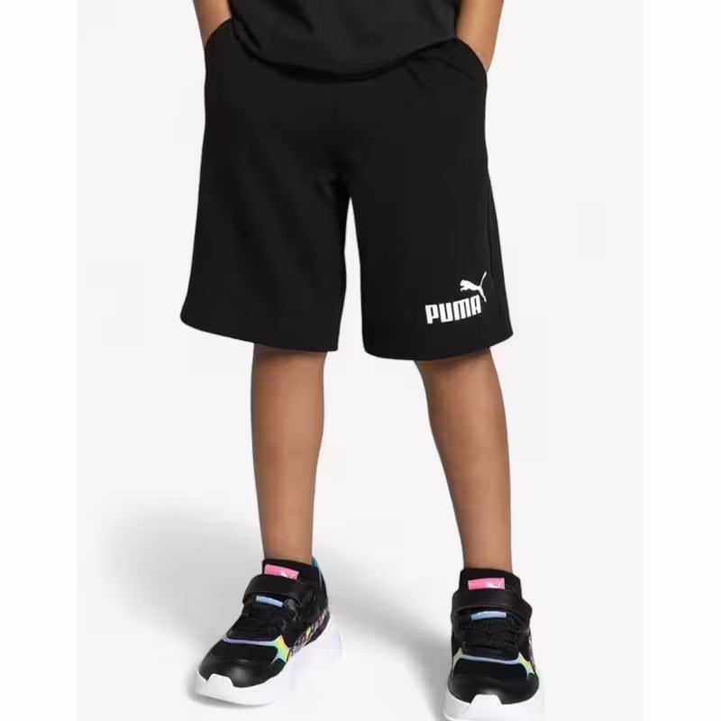 PUMA Essentials Jersey Shorts Black