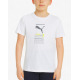 PUMA Alpha Graphic Tee White