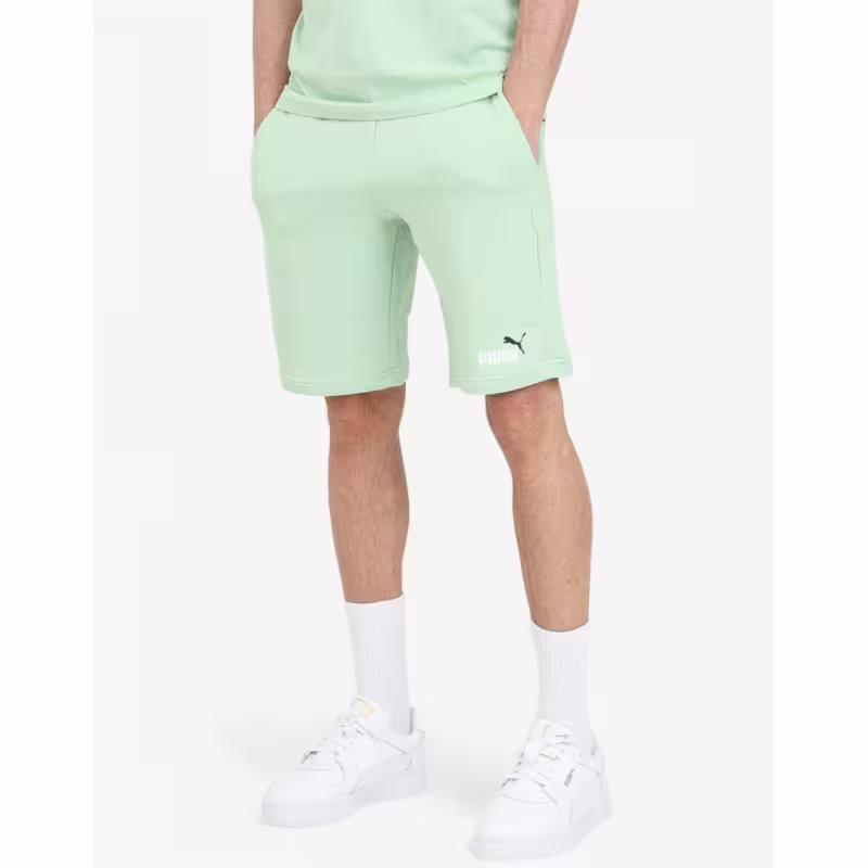 PUMA Essentials+ 2 Color Logo Shorts Green