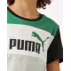 PUMA Essentials+ Colorblock Tee Grey/Green