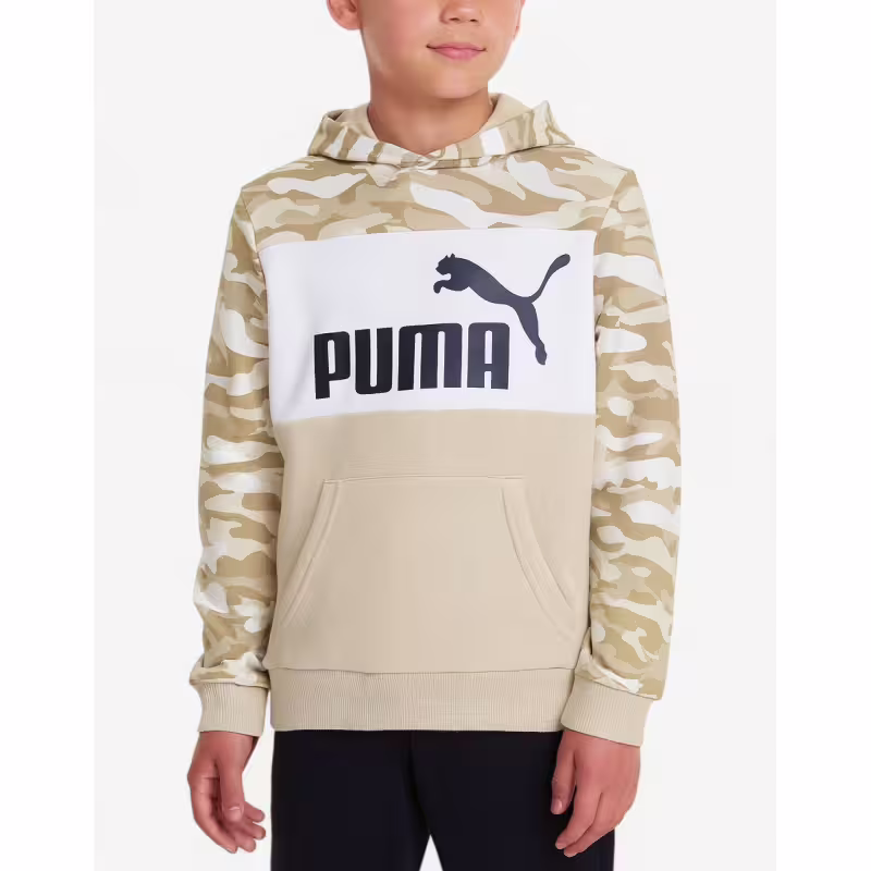 PUMA Essentials Camo Hoodie Beige