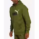 PUMA Essentials+ 2 Color Big Logo Hoodie Olive