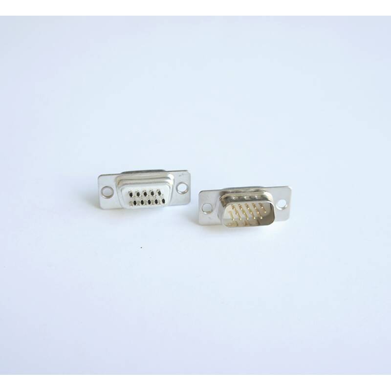Букса за кабел метална VGA 15pin(м)