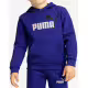 PUMA Essentials+ 2 Color Big Logo Hoodie Blue