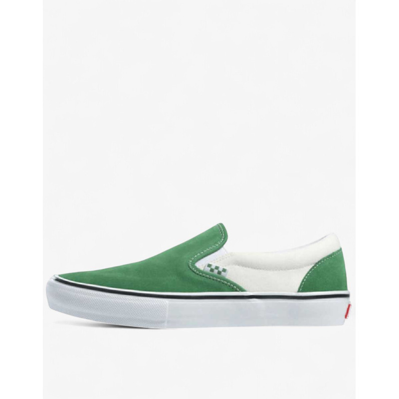 VANS Skate Classics Slip-On Shoes Green/White