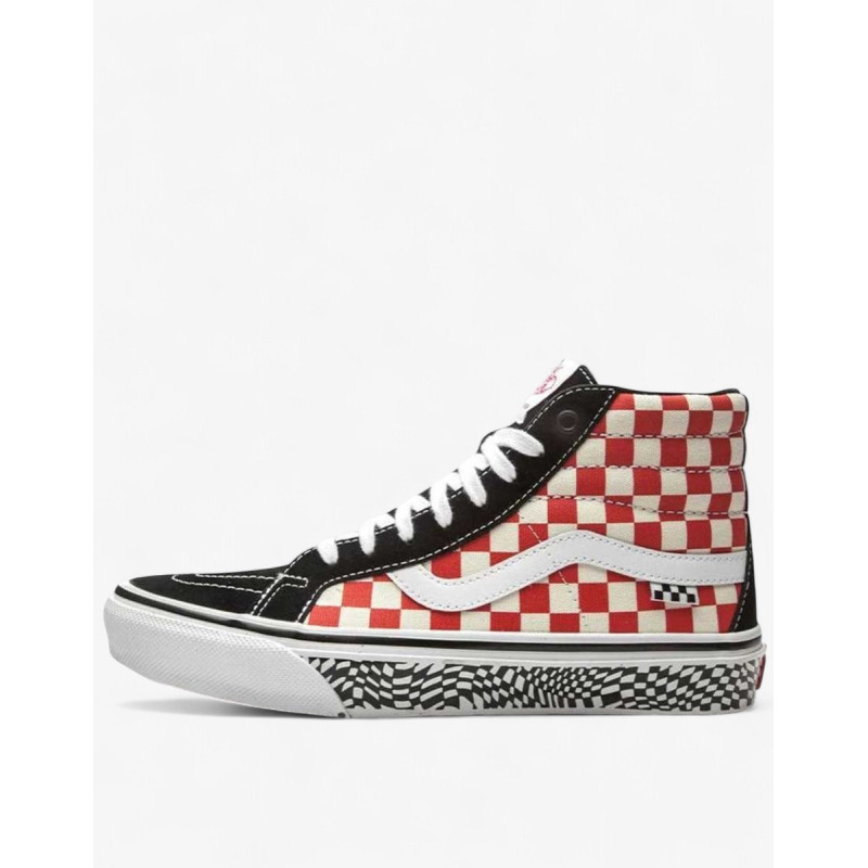 VANS Skate Sk8-Hi Reissue Shoes Black/Red