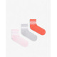 ADIDAS 3-Packs Sportswear 3-Stripes Cushioned Low-Cut Socks Multicolor