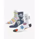 ADIDAS 3-Packs Bubbles Socks Multicolor