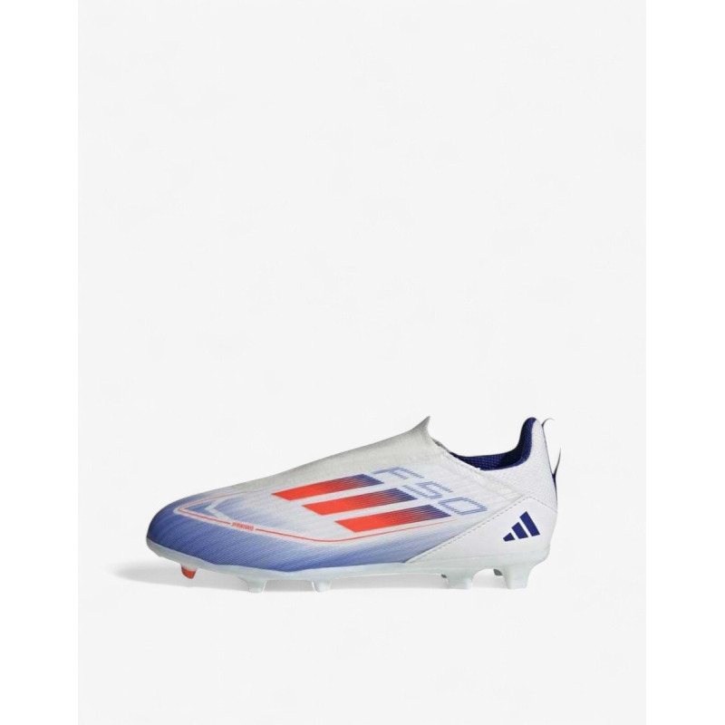 ADIDAS F50 League Laceless Firm Multi-Ground Boots White