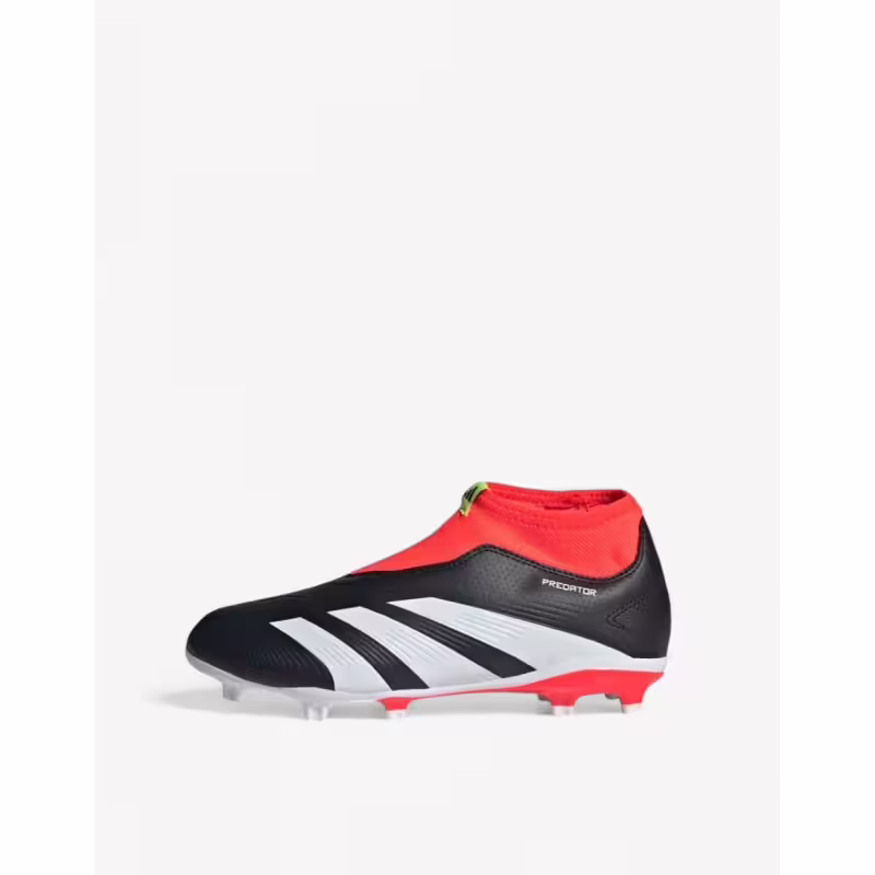 ADIDAS Predator 24 League Laceless Firm Ground Boots Black/Red