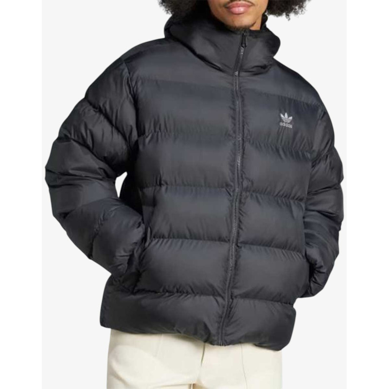 ADIDAS Originals Tonal Hooded Puffer Jacket Black