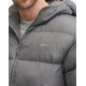 ADIDAS Originals Tonal Hooded Puffer Jacket Grey