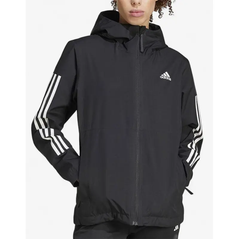 ADIDAS Sportswear Essentials 3-Stripes Rain.Rdy Jacket Black