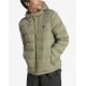ADIDAS Sportswear Helionic Stretch Hooded Down Jacket Green