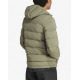 ADIDAS Sportswear Helionic Stretch Hooded Down Jacket Green