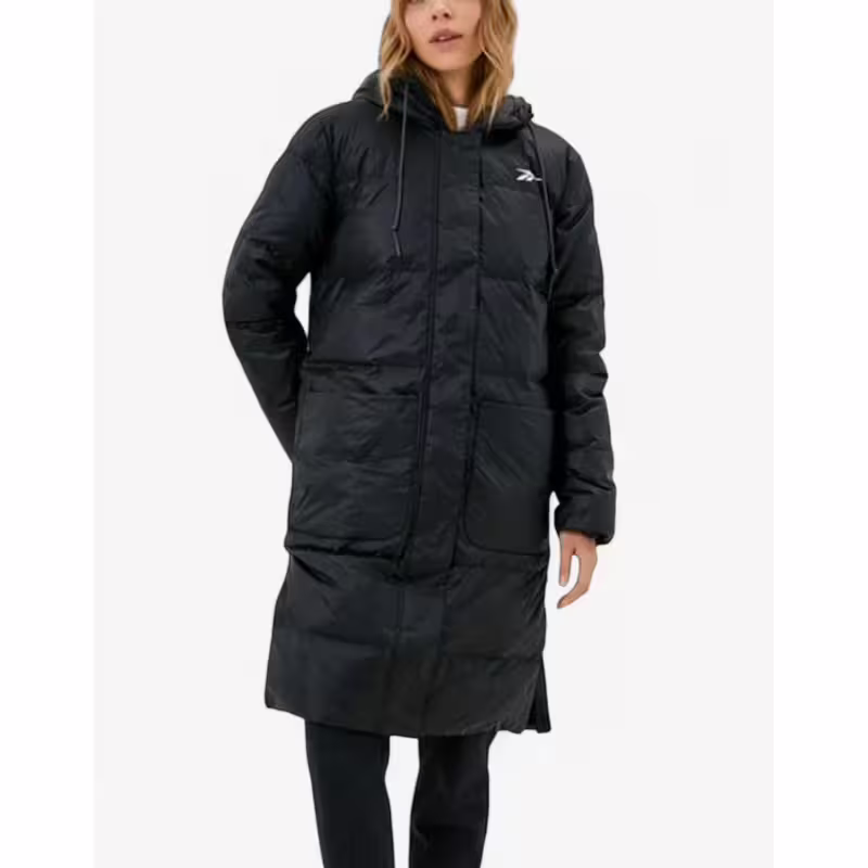 REEBOK Outerwear Long Down Jacket Black